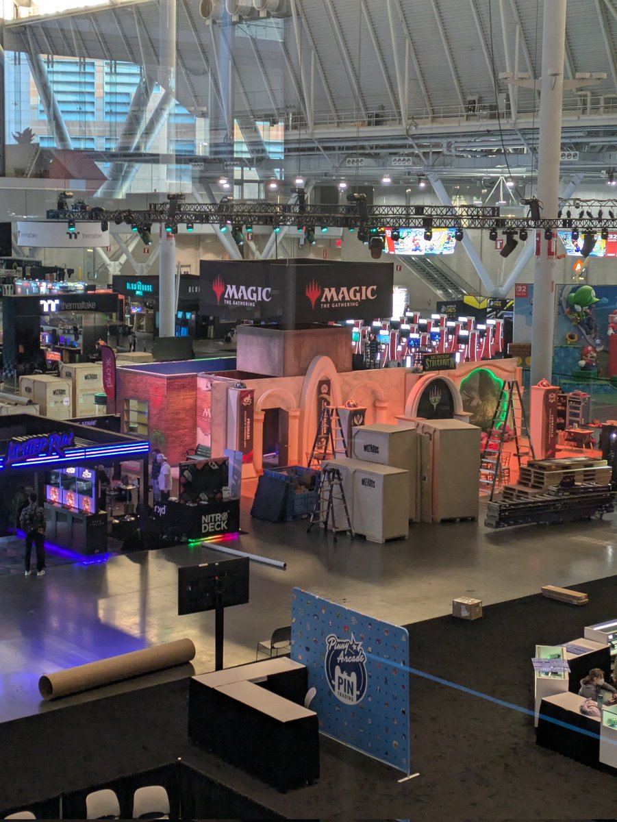 coL_Amazonian's tweet photo. Looks like there is a Strixhaven set up at PAX East. I'll get a closer look tomorrow. https://t.co/RaFtMQ9iMq