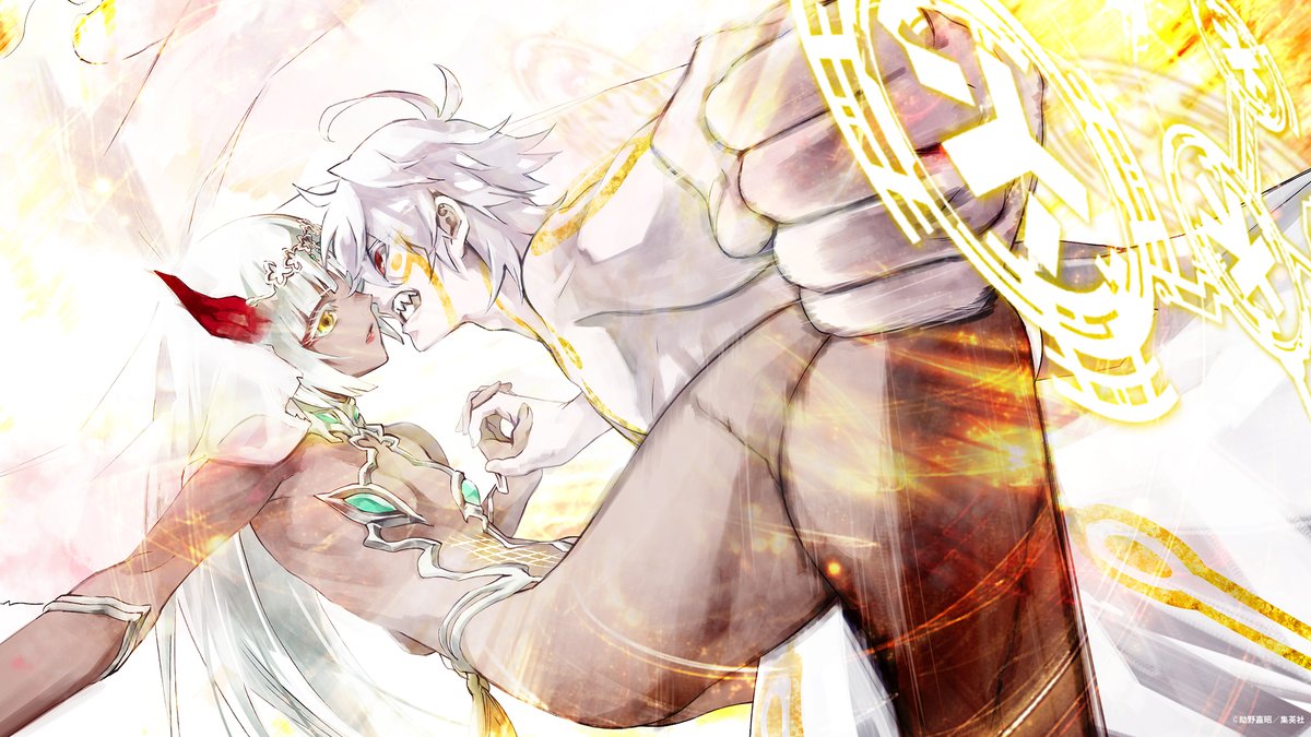 rokuro enmadou and benio adashino, of sousei no onmyouji (2014).