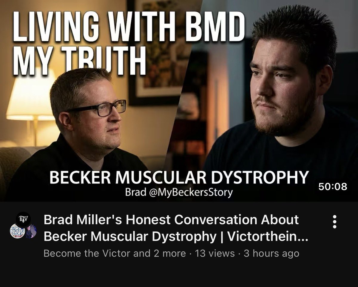 In today’s episode of Become the Victor, I sit down with Brad Miller (<a href="/MyBeckersStory/">@MyBeckersStory Join me on Instagram!</a>) who is an author and creator living with Becker Muscular Dystrophy.

We talked about: • Living with a progressive condition • The mental battle behind physical challenges • How writing