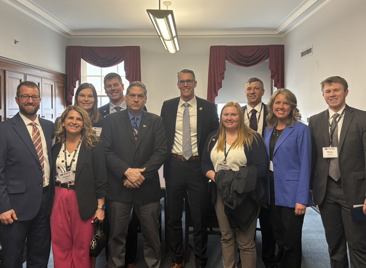 Today, I had a productive meeting with the Iowa Farm Bureau to discuss key priorities for our farmers.

We focused on the urgent need to pass a strong Farm Bill, address the impacts of Prop 12, and tackle rising input costs that are squeezing producers.

As the representative of