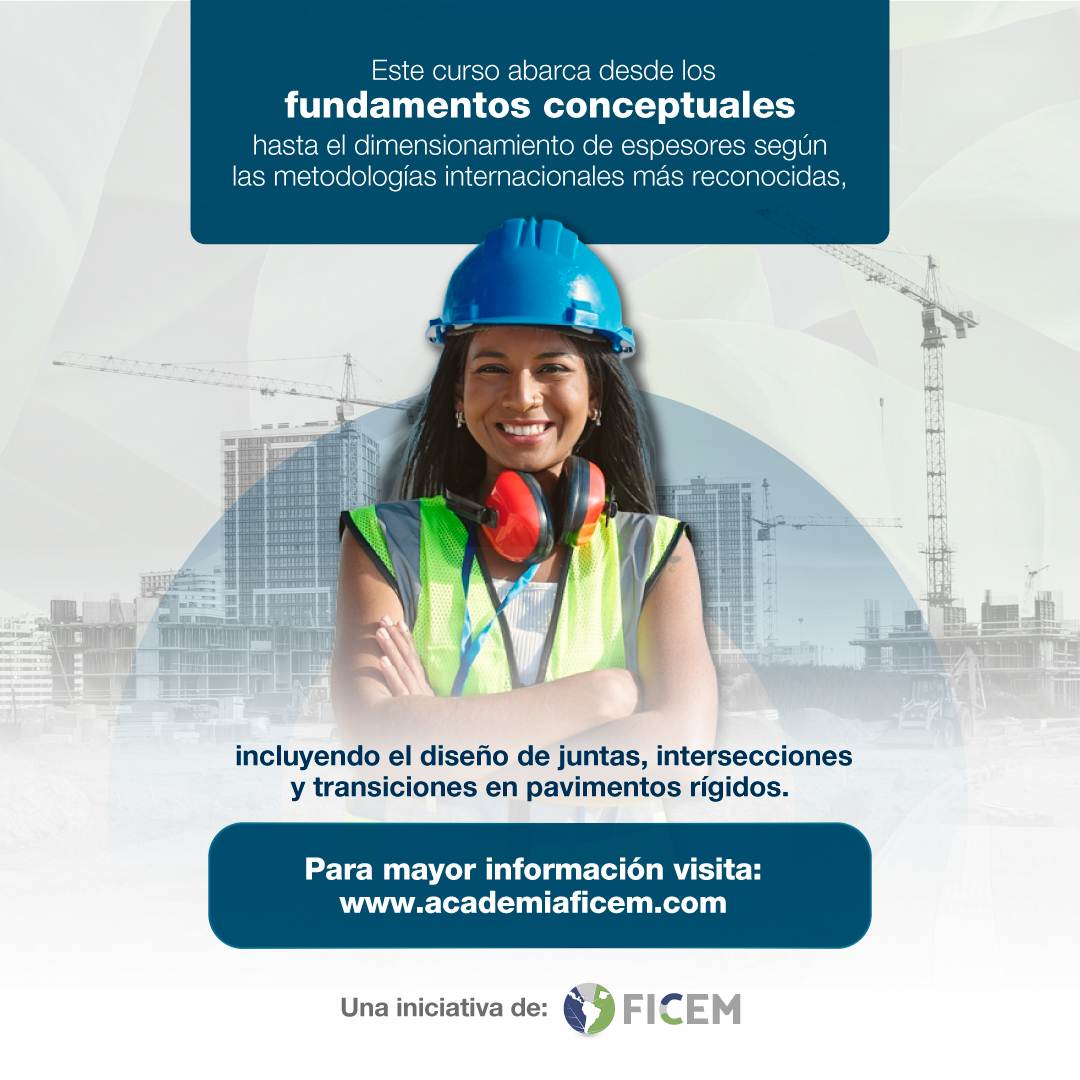 AcademiaFICEM's tweet photo. El diseño de estructuras de pavimento con concreto es clave para garantizar infraestructura vial de alto desempeño.

¿Estás listo para dominar las metodologías más utilizadas en la industria?

🎓 Descubre el curso:
“Fundamentos y metodologías para el diseño de estructuras de pavimento con concreto”

💡 Aprende a:

✔️ Diseñar pavimentos rígidos con enfoques actuales
✔️ Aplicar metodologías como AASHTO 93, PCA y MEPDG
✔️ Analizar cargas, materiales y condiciones del entorno
✔️ Optimizar espesores y desempeño estructural
✔️ Diseñar sobrecapas de hormigón en distintos escenarios

👉 Inscríbete y fortalece tu expertise en pavimentos: https://t.co/JZ0A8v0o3Q

👷‍♂️ Dirigido a profesionales de ingeniería civil y proyectos viales

🌍 Con un instructor internacional con más de 25 años de experiencia en infraestructura vial

🚀 Lleva tus proyectos al siguiente nivel con soluciones técnicas confiables

#FICEM #AcademiaFICEM #Cemento #Concreto #Capacitación #desarrolloprofesional #GESPAP