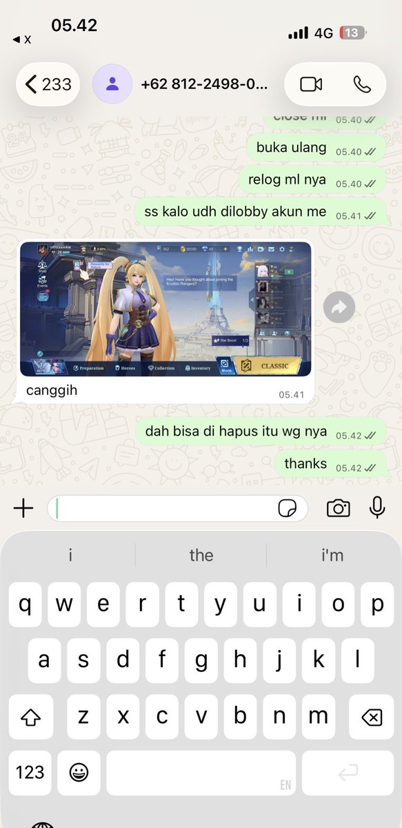 rixhx | Jasa HB & Unbind Akun ML ! tweet media