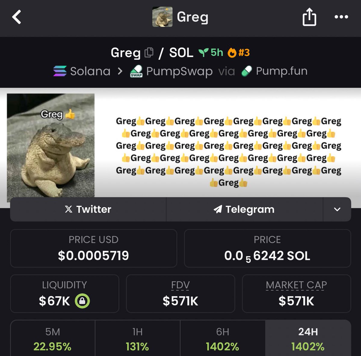 alpha memecoin tweet media