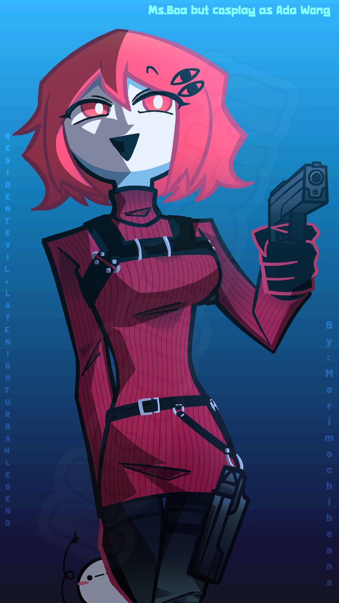 AnessaDreams's tweet image. Boa × Resident Evil (Ada Wong)
Credits to @Maddie_zone14 for the short hair version of Boa :3
#Enigmaverse #Collab