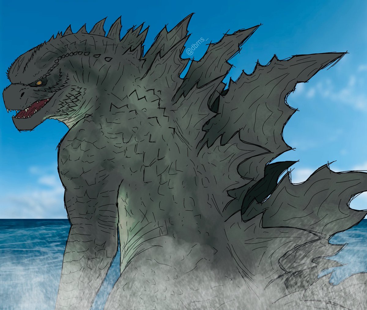 dbrns_'s tweet photo. Post evolved #godzilla https://t.co/FrOydVN4cZ