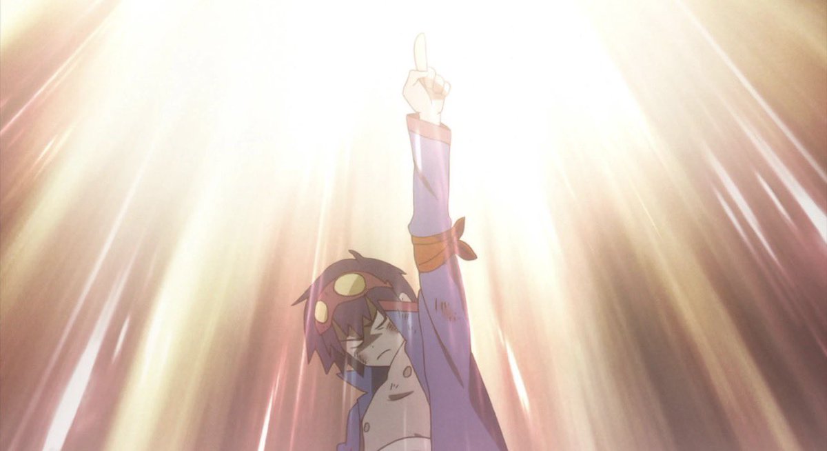 Anah0riShim0n's tweet photo. "  I’ll say it as many times as I need to!  "

"  This drill is the drill that’ll pierce through the heavens!  " https://t.co/8KAcDX00Wx