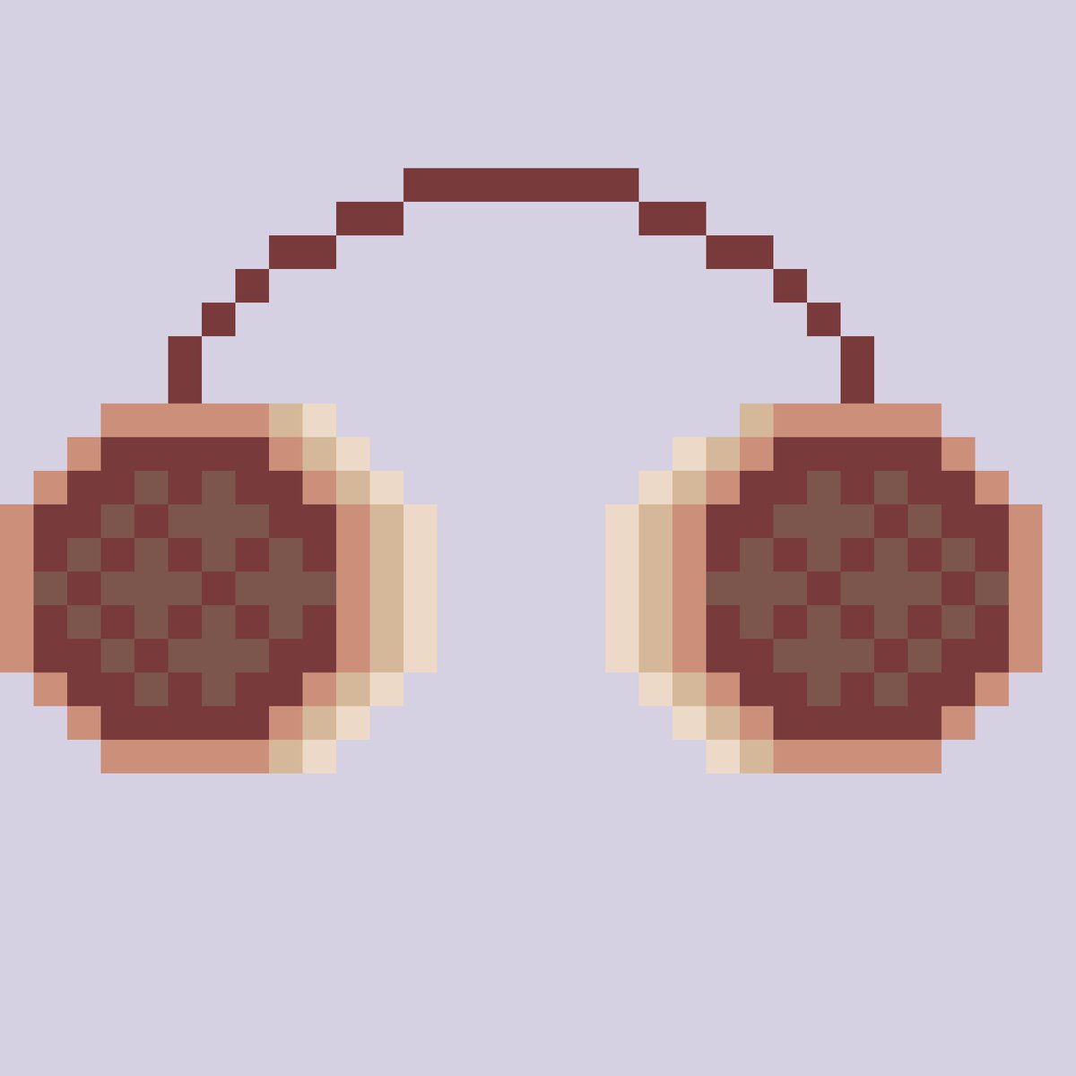 ritsu23125's tweet photo. 耳当て 
#pixelart #Earmuffs https://t.co/5usoUH53sA
