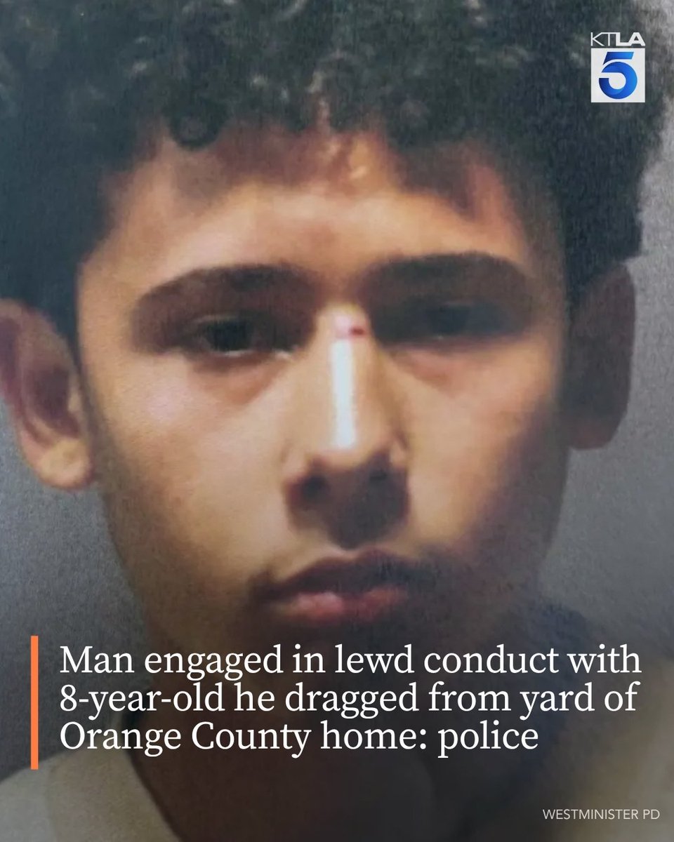 A man has been arrested and charged with multiple felonies in connection with an incident where police say he forcibly dragged an 8-year-old boy from a front yard and engaged in “inappropriate and unlawful conduct” with the child. ktla.com/news/orange-co…