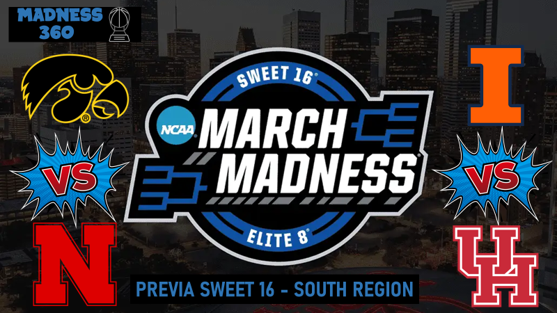 🚨 MADNESS 360 🚨

Iowa vs Nebraska 🌽🔥
Illinois vs Houston 💥🏀

Dos partidazos, equipos con estilos opuestos y un billete al Elite Eight en juego… aquí no hay margen de error. Con <a href="/virueles/">Jorge Virué</a> y <a href="/eloifp_13/">Eloi Fernández Porta</a>

📺 youtube.com/watch?v=64n1ju…