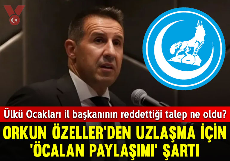 Orkun Özeller’den uzlaşma için ‘Öcalan paylaşımı’ şartı: Ülkü Ocakları il başkanı reddetti 

Emekli Albay Orkun Özeller, bir Ülkü Ocakları il başkanı hakkında hakaret davası açtı.

Dava sürecinde taraflar arasında uzlaşma ihtimali gündeme geldi.

İl Başkanının uzlaşmaya açık