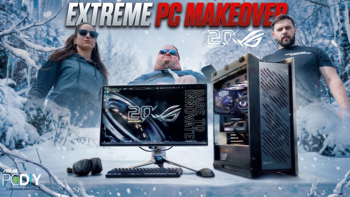 ASUS_ROGNA's tweet image. Our Extreme PC Makeover - ROG 20th Anniversary Edition giveaway winner weathered a literal storm for this upgrade!

Steve is a gamer, disability advocate, livestreamer, and longtime ROG fan 🎮

Watch @andie_the_lab create the ultimate ROG #PCSetup 👇
us.rog.gg/ROG20-EPM