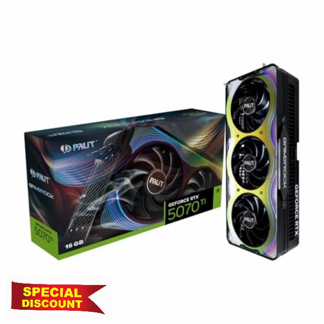 warehouseoffers's tweet image. #Palit GeForce RTX 5070 Ti GameRock (16GB GDDR7/PCI Express 5.0/ MHz/28000MHz)
Powered by NVIDIA Blackwell, GeForce RTX 50 Series GPUs...
#SaverDeal #SuperSaverDeal
🔗 warehousediscounts.uk/l/zlx