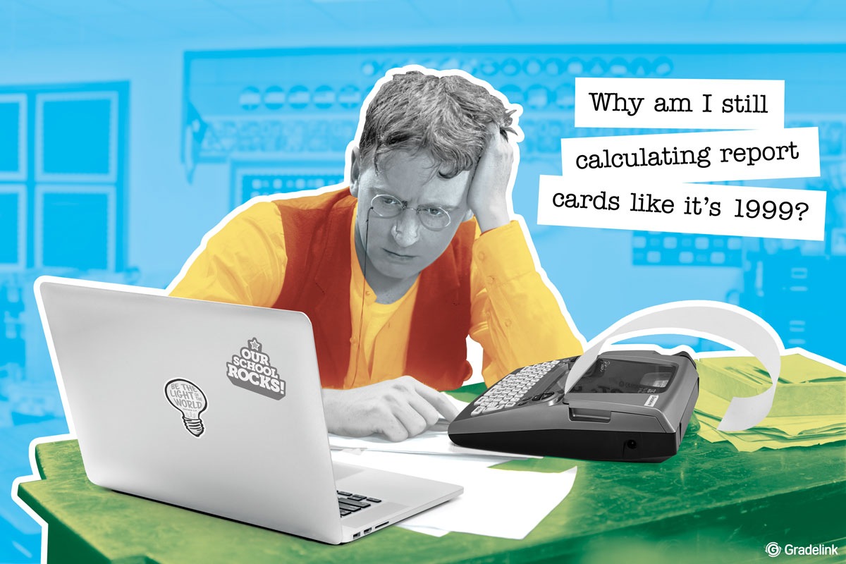 Gradelink's tweet photo. Running report cards doesn’t have to be an arduous task anymore. Let Gradelink SIS do the math, and you’ll be done after only a few mouse clicks for each class. And if you have any questions, we’re always happy to help. 

See what's possible at https://t.co/Fsc475Xzif. https://t.co/7ugxsFmFBl