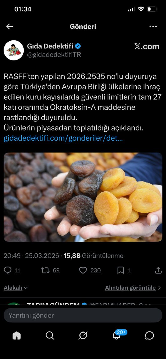 Aşağıdaki iki iletiye bakın. Solda, doğal tarım yaparak yok edilmek istenen ata tohumlarının bereketini kanıtlayan idealist <a href="/fatihcolak19831/">Fatih Çolak</a> . 
Sağda, yoz politikacıları satın alarak ata tohumu satışını yasaklatan ve Türkiye’yi kimyasal ilaçlı tarıma mecbur bırakan tröstlerin