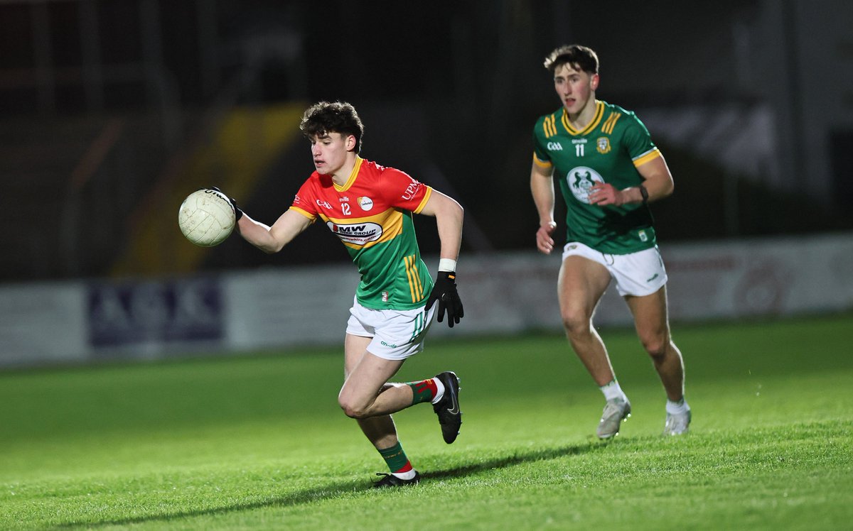 pgahern's tweet photo. A lot of positives from tonight's Carlow Under 20 football team despite falling to a strong Meath especially on the scoreboard. Longford is the next game for our young men and they will improve from tonight's experience. @Carlow_GAA @Natsport @kclr96fm @TheLeftWingBack https://t.co/B2UaRG8pvg