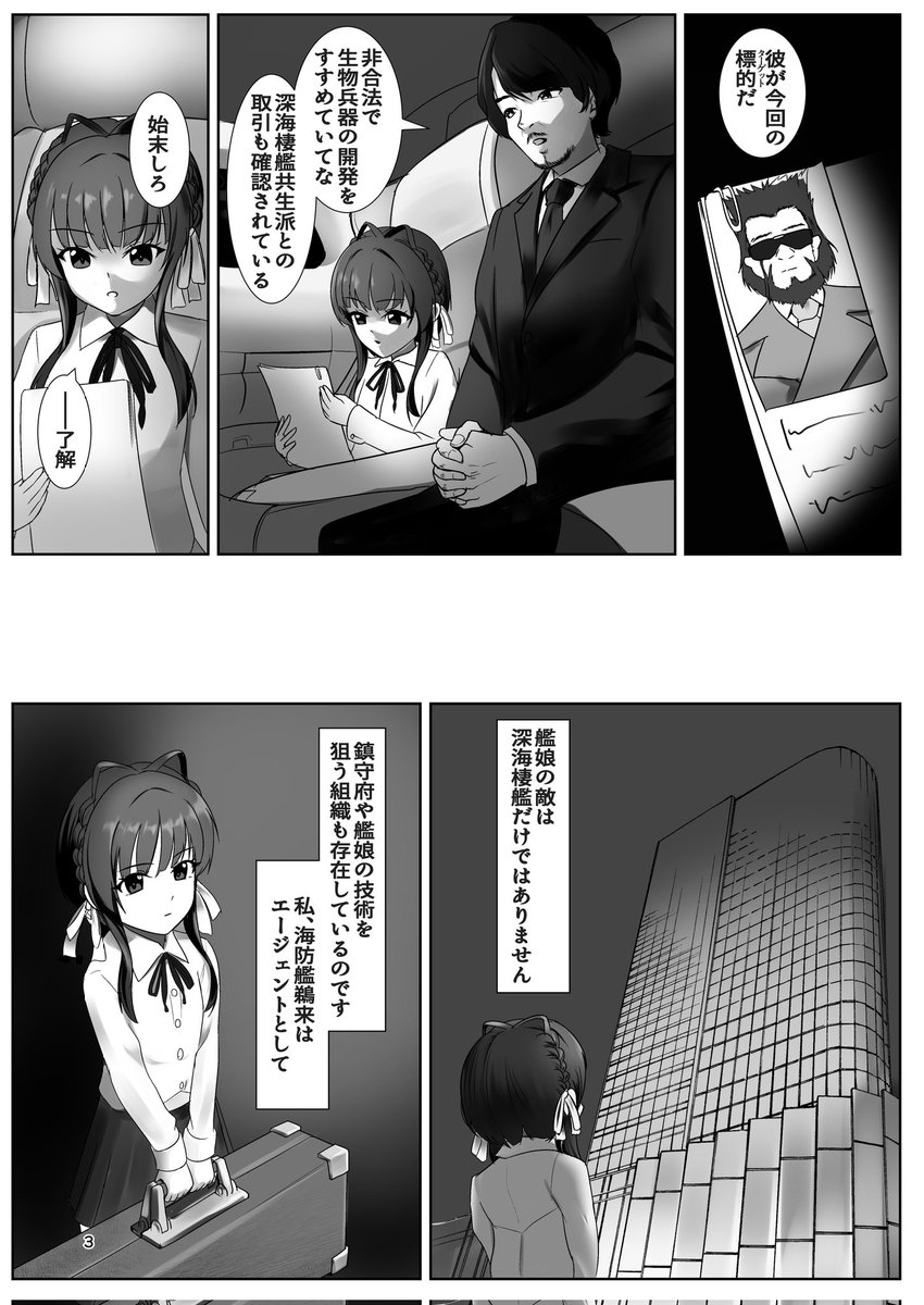 【海防艦オンリー新刊サンプル】
極秘任務中の鵜来チャンが辱めを受けるおはなし。(1/3) 