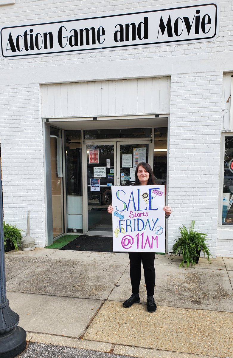 Actiongame7's tweet photo. Sale alert! Sidewalk sale will be on Friday, 11AM to 8PM, and Saturday, 11AM-4PM, 3/27 &amp; 3/28. The giveaway (🆓 items) will be at 4PM on Saturday, 3/28.

We will have some super cool deals going on inside too! 🎮
If I were you, I'd get your Assassin’s Creed downtown for the sale! https://t.co/gXkGNUbTVg