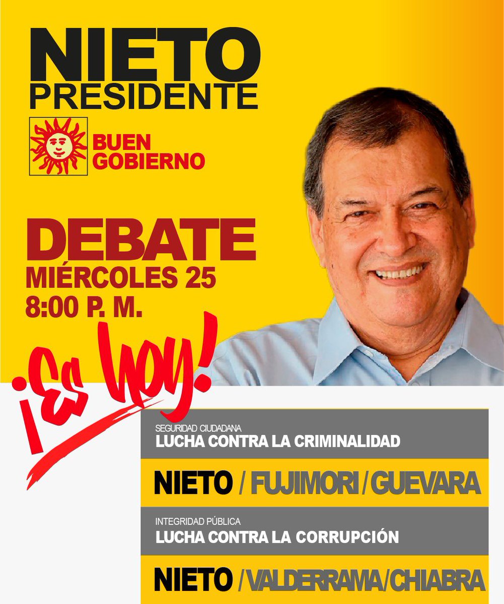 Partido del Buen Gobierno tweet media