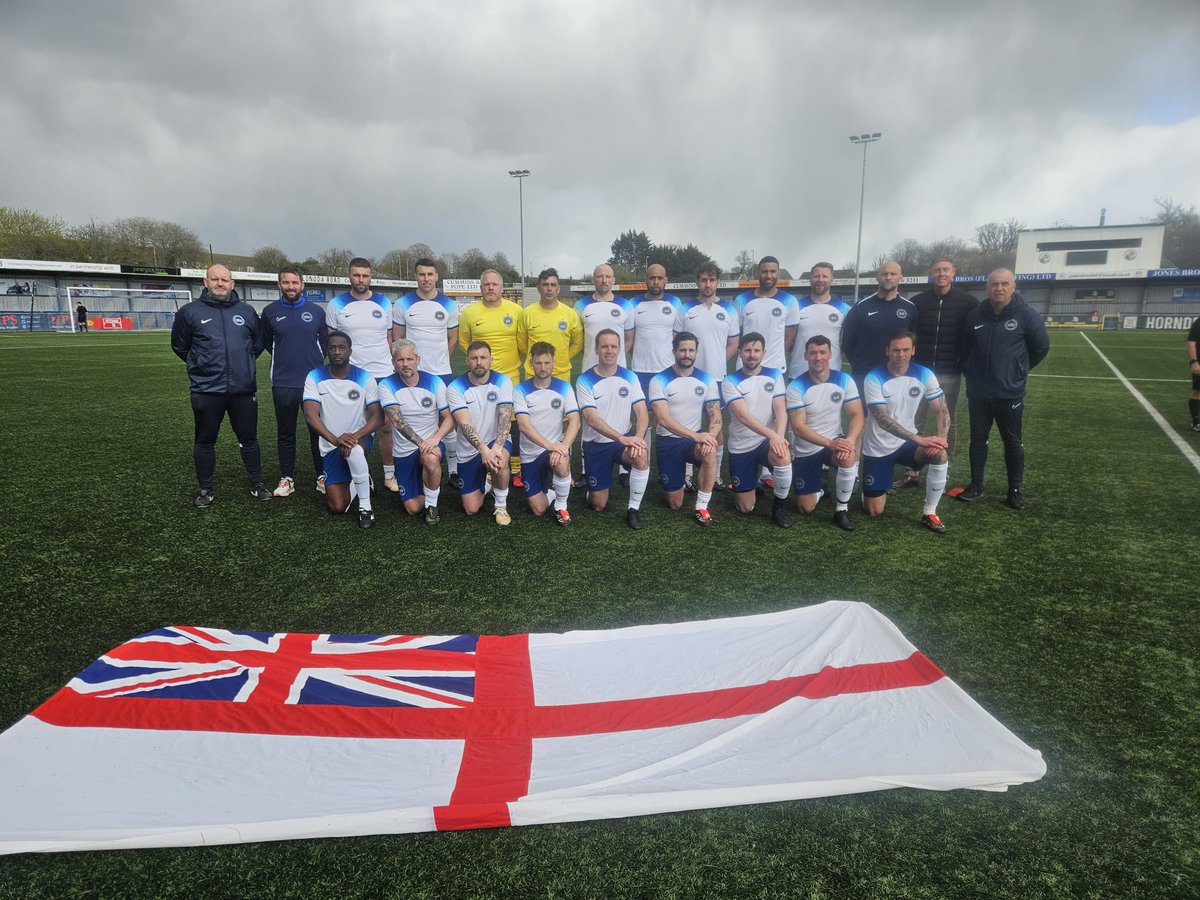 RNReservist's tweet photo. Great Camp, Great Victory. History Made ⚓️⚽️

@HMSPresidentRNR @RNReserve https://t.co/rdtIom8Nka