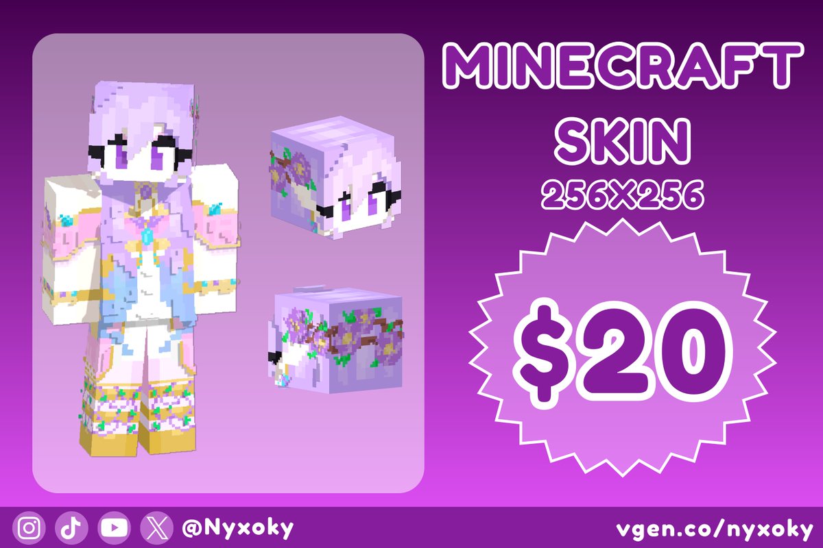 Nyxoky 💜⚠️ | Vtuber | Vgen Artist tweet media