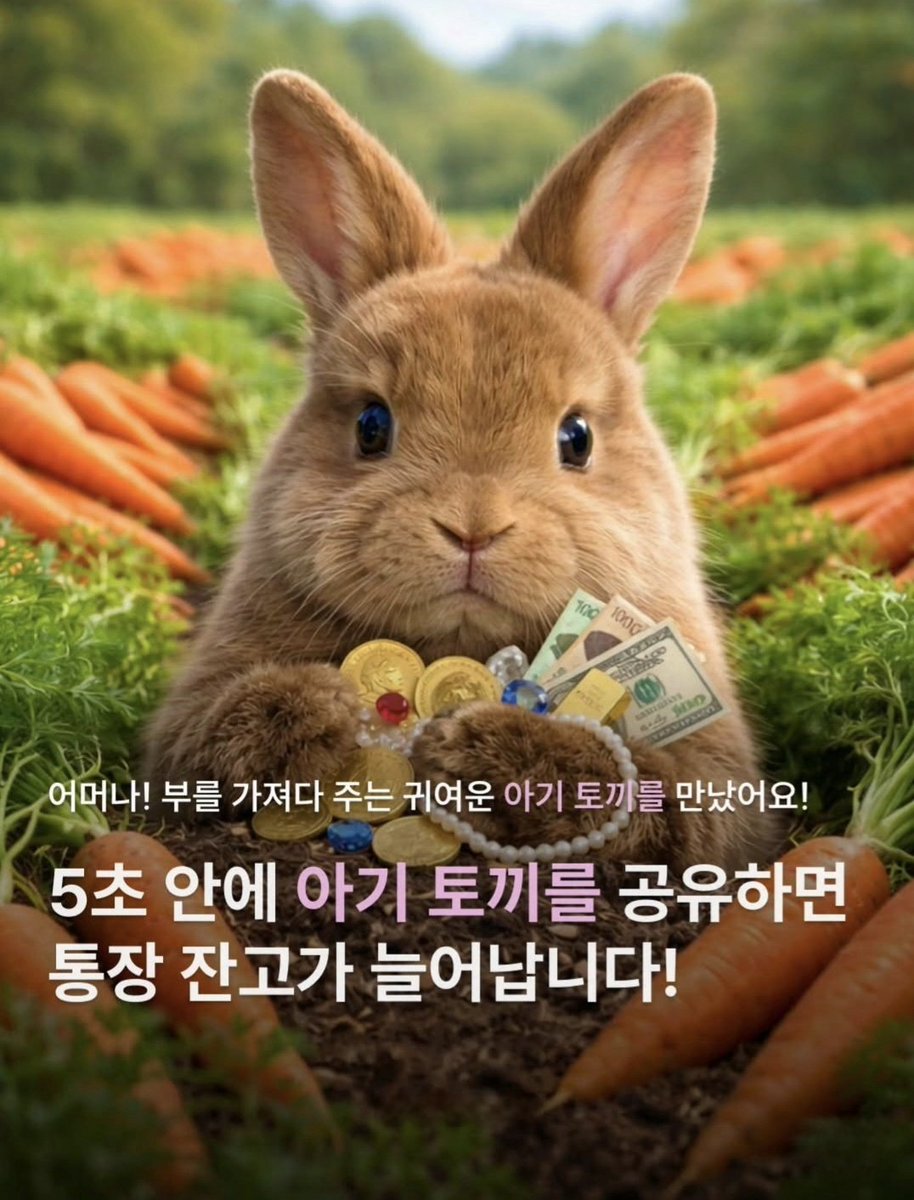 gurmi0526's tweet photo. 굿모닝♡

부를 가져다주는 아기토끼를 데리고 왔어요^^
여러분들의 통장 잔고를 늘려준대요~
어서 데리고 가세요 🍀 

햅삐😘 https://t.co/rUTccKqRwb
