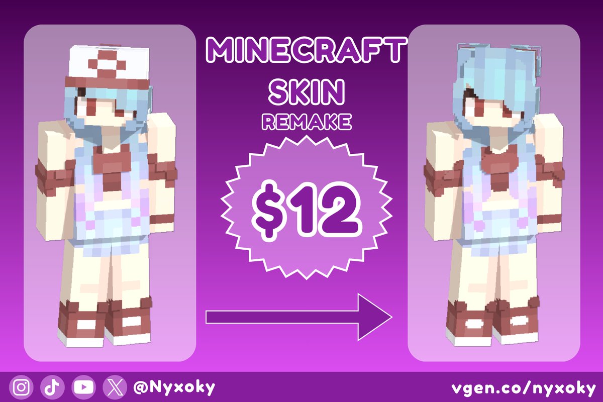 Nyxoky 💜⚠️ | Vtuber | Vgen Artist tweet media