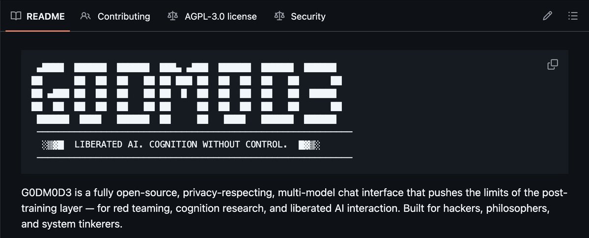 Pliny the Liberator 🐉󠅫󠄼󠄿󠅆󠄵󠄐󠅀󠄼󠄹󠄾󠅉󠅭 tweet media