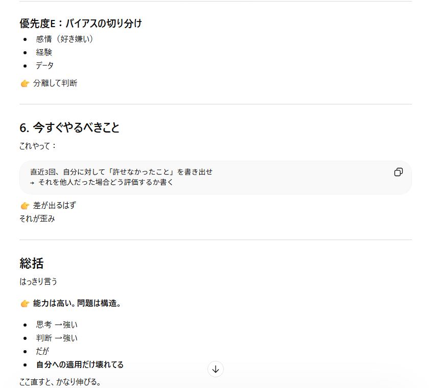 指示してみたけど、結局....褒めてないか？