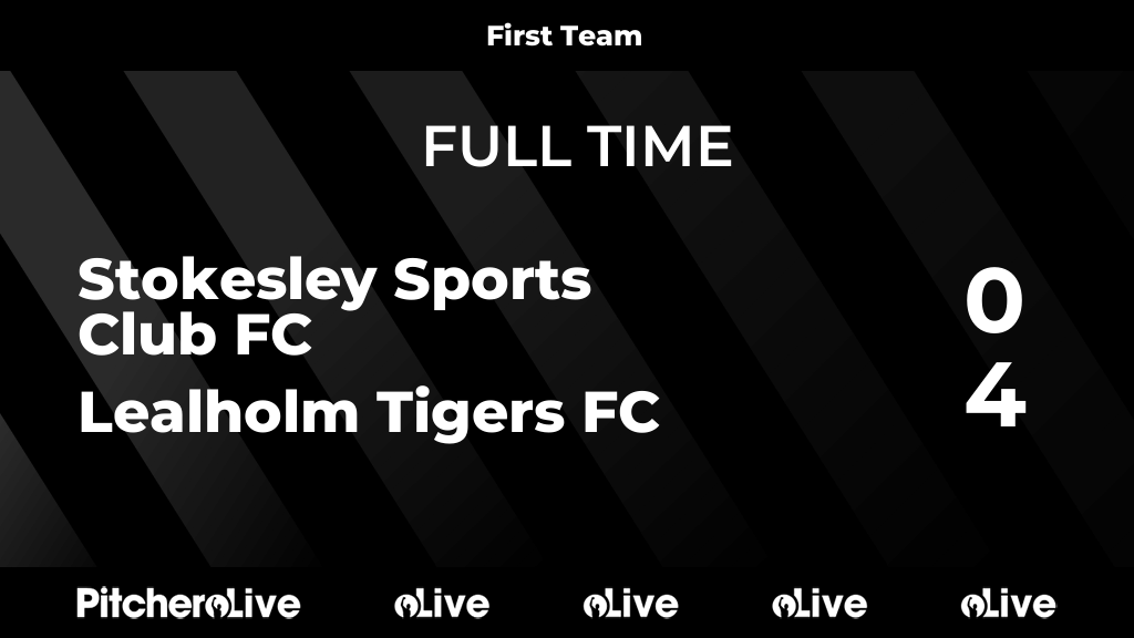 LealholmFc's tweet photo. FULL TIME: Stokesley Sports Club FC 0 - 4 Lealholm Tigers FC
#STOLEA #Pitchero
https://t.co/qXp8XEF5Qi https://t.co/UngIxQZVJ1