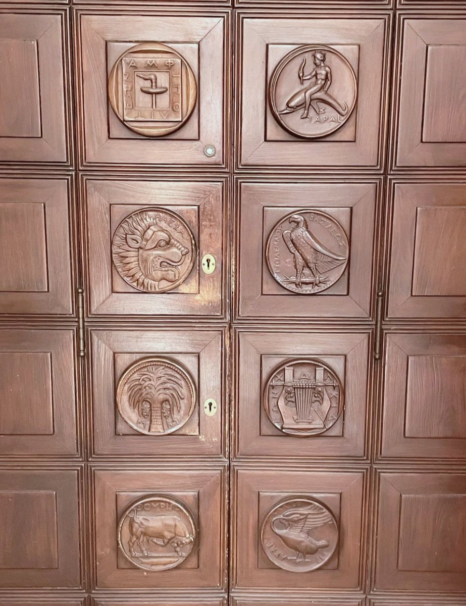 HistoraCoin's tweet photo. Before banks protected money…
they honored it.
This Victorian bank entrance
was decorated with designs inspired by ancient Greek coins.
Not just security…
but a reminder:
Money was once art. https://t.co/H3KOP738R4