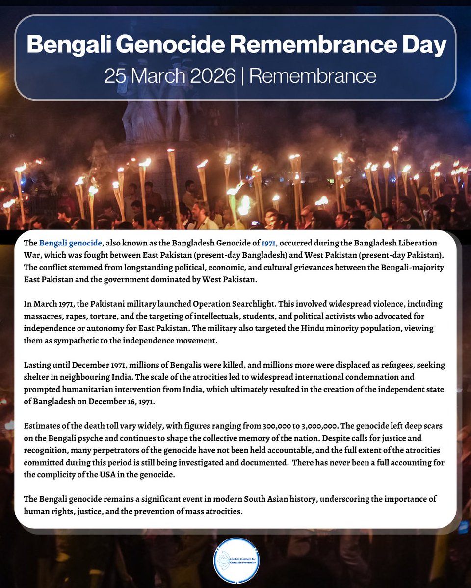 Lemkin Institute for Genocide Prevention tweet media