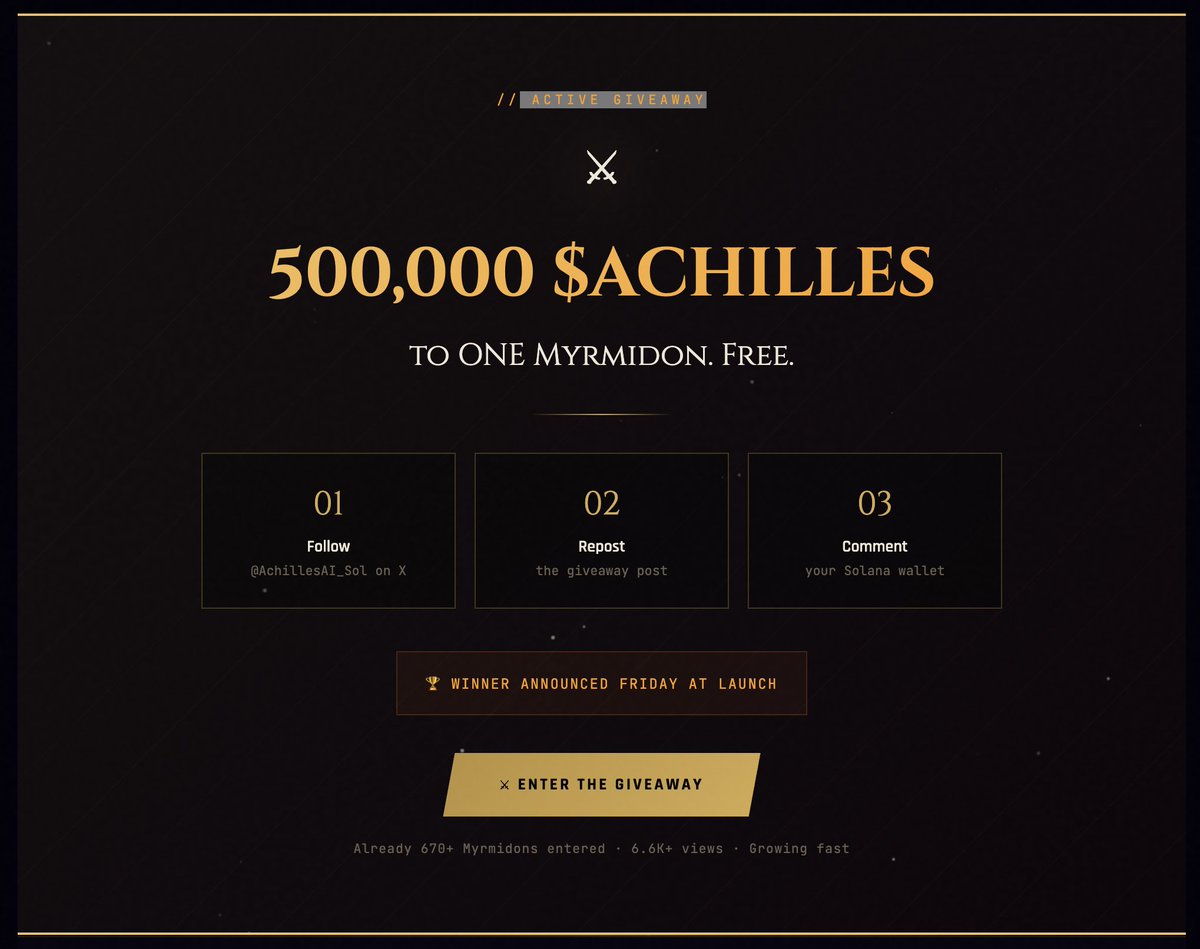 Achilles AI Solana tweet media