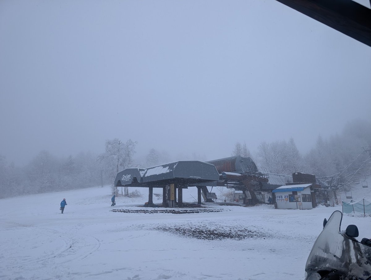 野麦峠スキー場@営業中 tweet media