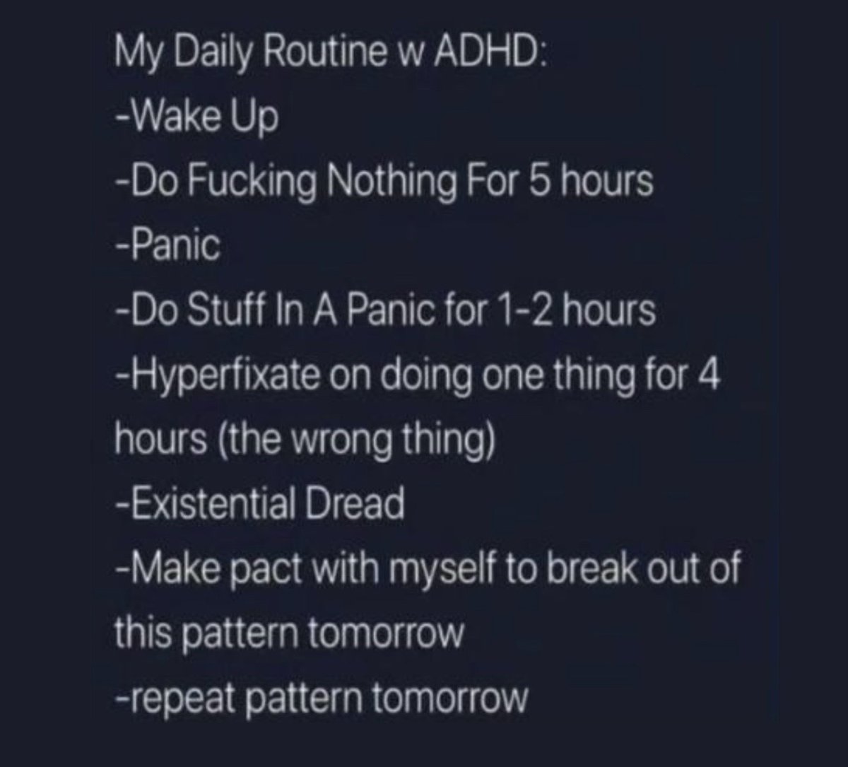 ADHD Memes tweet media