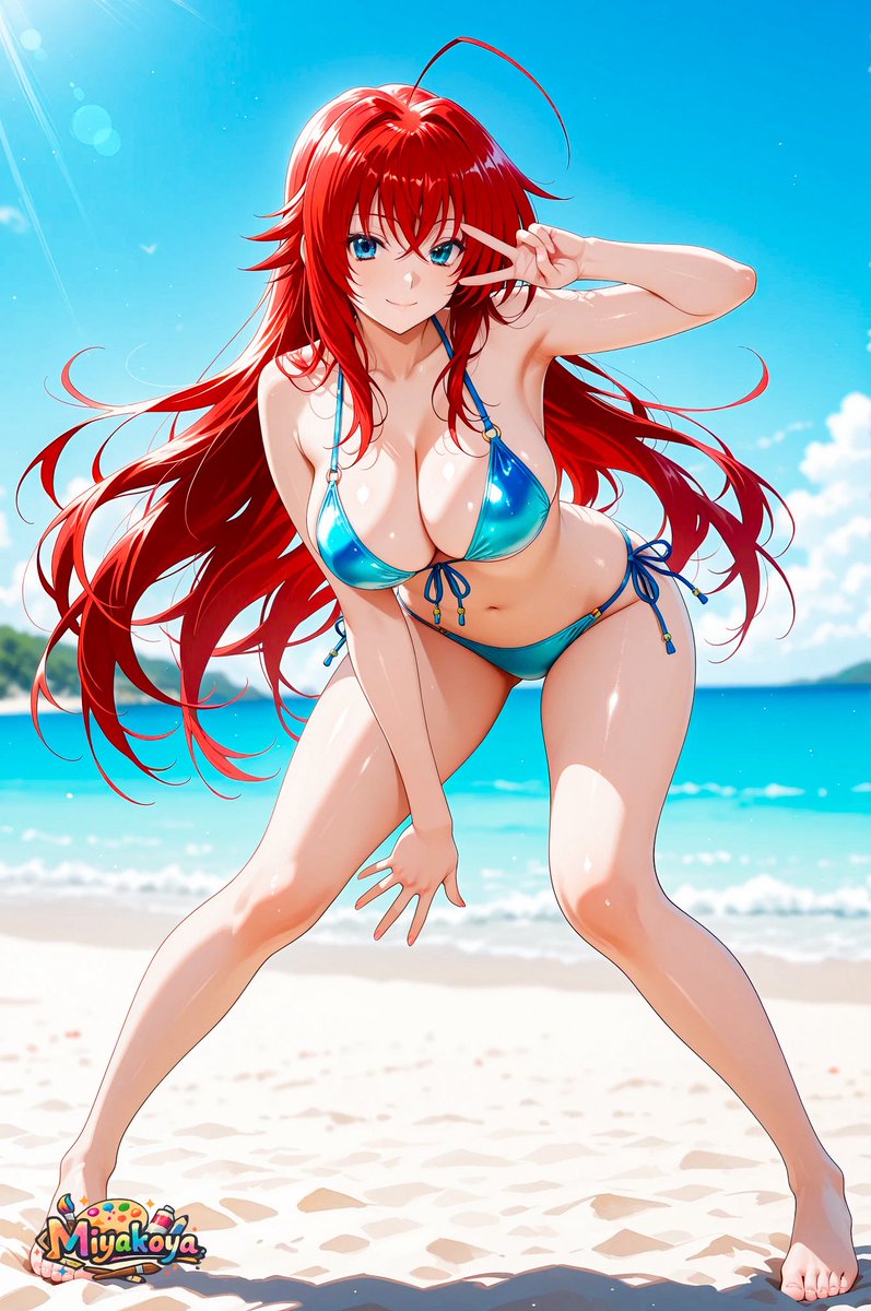 リアス・グレモリー / Rias Gremory
ハイスクールD×D

今日は安全に😓
安全だよね😅

SFW illustration only. Bikini at the beach, No nudity, no explicit content
Generated by AI

#AIart #AIイラスト 
 #AIイラスト好きさんとつながりたい