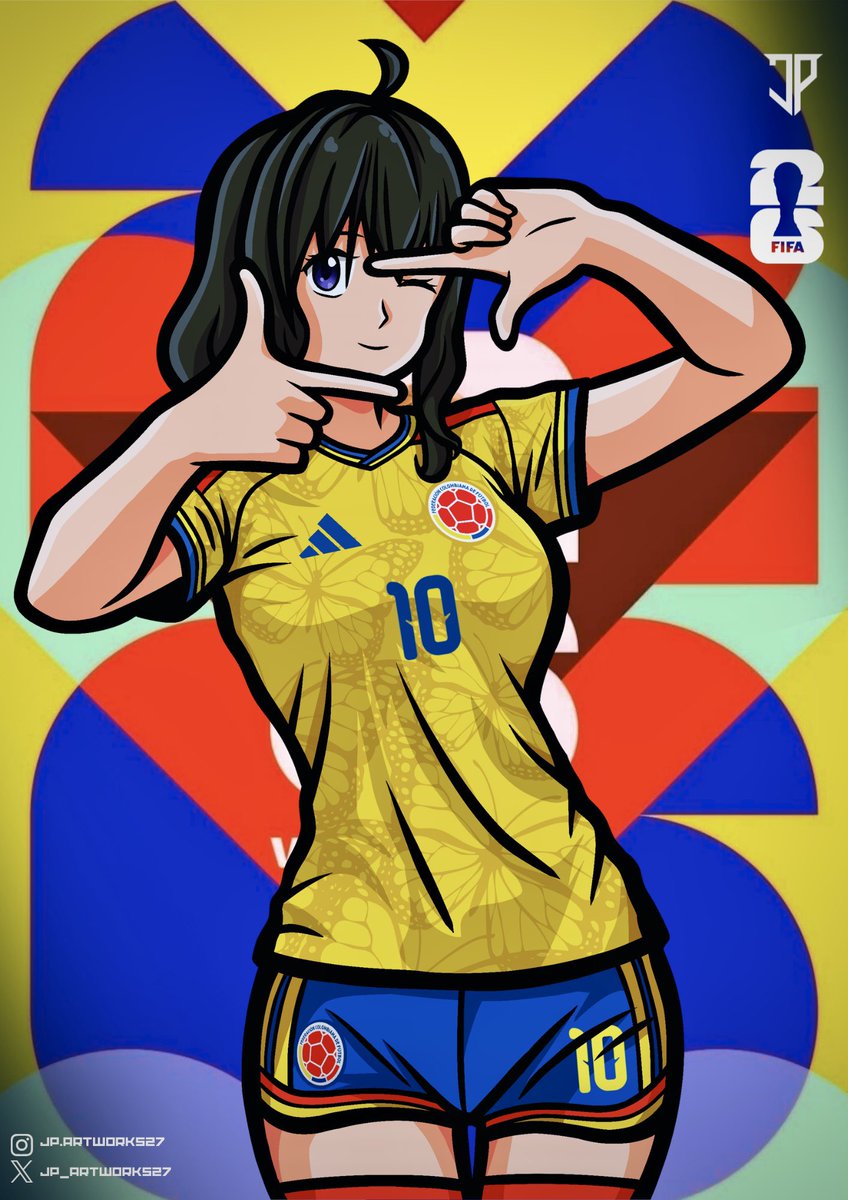 Faltan 78 días para el mundial ⚽️🏆

Seguimos con esta colección mundialista con otra representante de Colombia 🇨🇴

Saly, que fue parte de una Colab con <a href="/AlexBastille3/">Alex Bastille</a> 

#originalcharacter  #Mundial2026 #FIFAWorldCup2026 #originalcharacters
