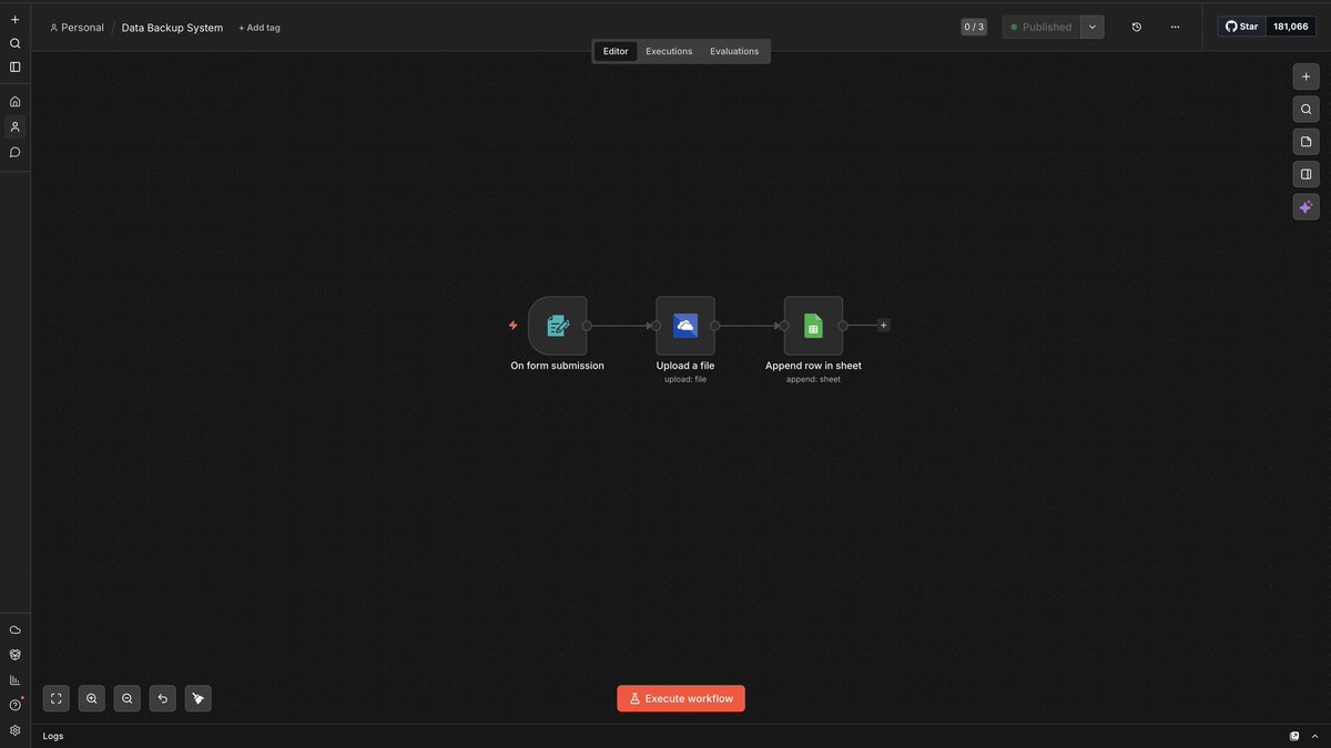 QuestOfAjiboye's tweet photo. I built 4 simple AI workflows today and I can’t go back to doing things manually. Let me walk you through exactly what I built. 

Workflow 1 — AI Email Assistant
Someone sends a chat message saying “email John about the meeting tomorrow.” The AI agent reads it, searches a Google Sheet to find John’s email, composes the message and sends it via Gmail.

Workflow 2 — X post Generator Every morning at 7AM the workflow wakes up automatically. GPT-4 Mini generates a fresh twitter post.

Workflow 3 — AI Document Summarizer
Someone submits a PDF through a form. The workflow extracts the full text, sends it to an AI model with Wikipedia as extra context, generates a clean summary then logs the title, summary and date straight into Google Sheets. A 40 page document summarized and stored in under 30 seconds.

Workflow 4 — Data Backup System
A form submission comes in with a name, email, position and resume file. The workflow searches OneDrive for the right folder, uploads the file automatically then appends all applicant data into Google Sheets. No manual filing. No missed entries. Everything is where it should be.

The pattern across all 4? 
Trigger → Process → Act → Store. 

That’s the whole pipeline. Every time. On autopilot. And here’s what most people get wrong about automation. They think you need complex systems to see real results. You don’t. These are simple workflows. Straightforward logic. Basic connections between tools you already use. But the time they save is anything but small. Simple workflows done right will save you hours every single week. Multiply that across a month, a year, a team and the ROI becomes impossible to ignore.