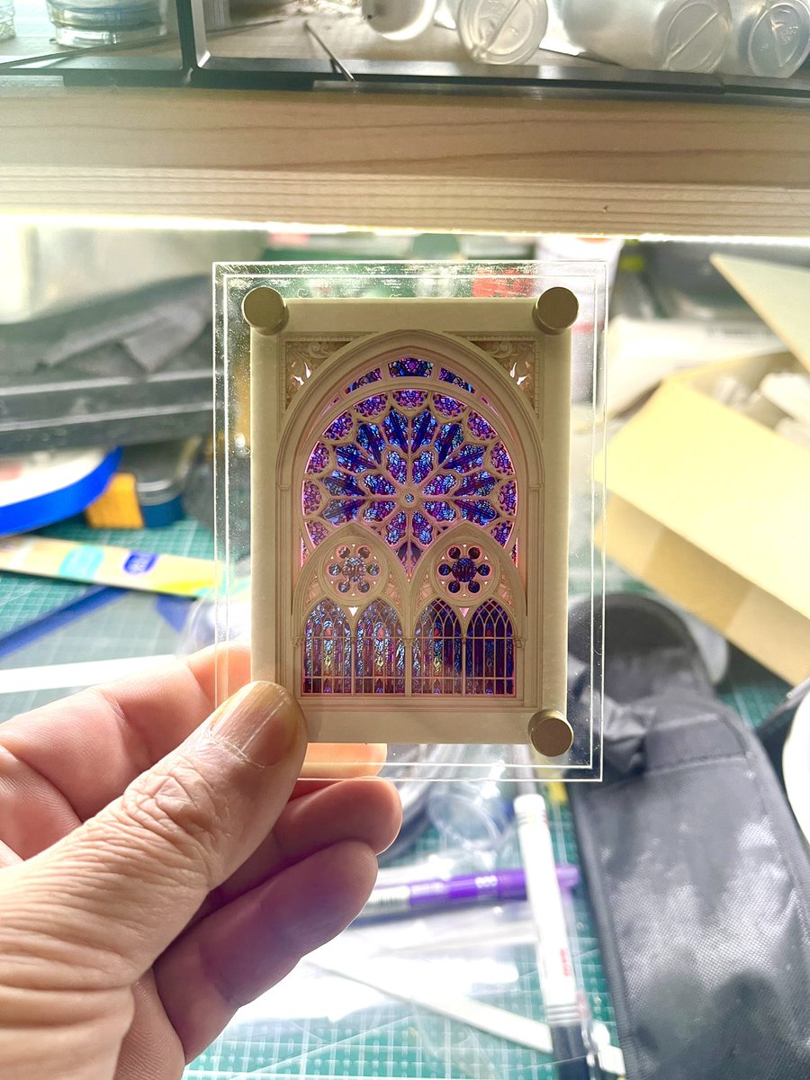 彫刻切り絵 輿石孝志 tweet media