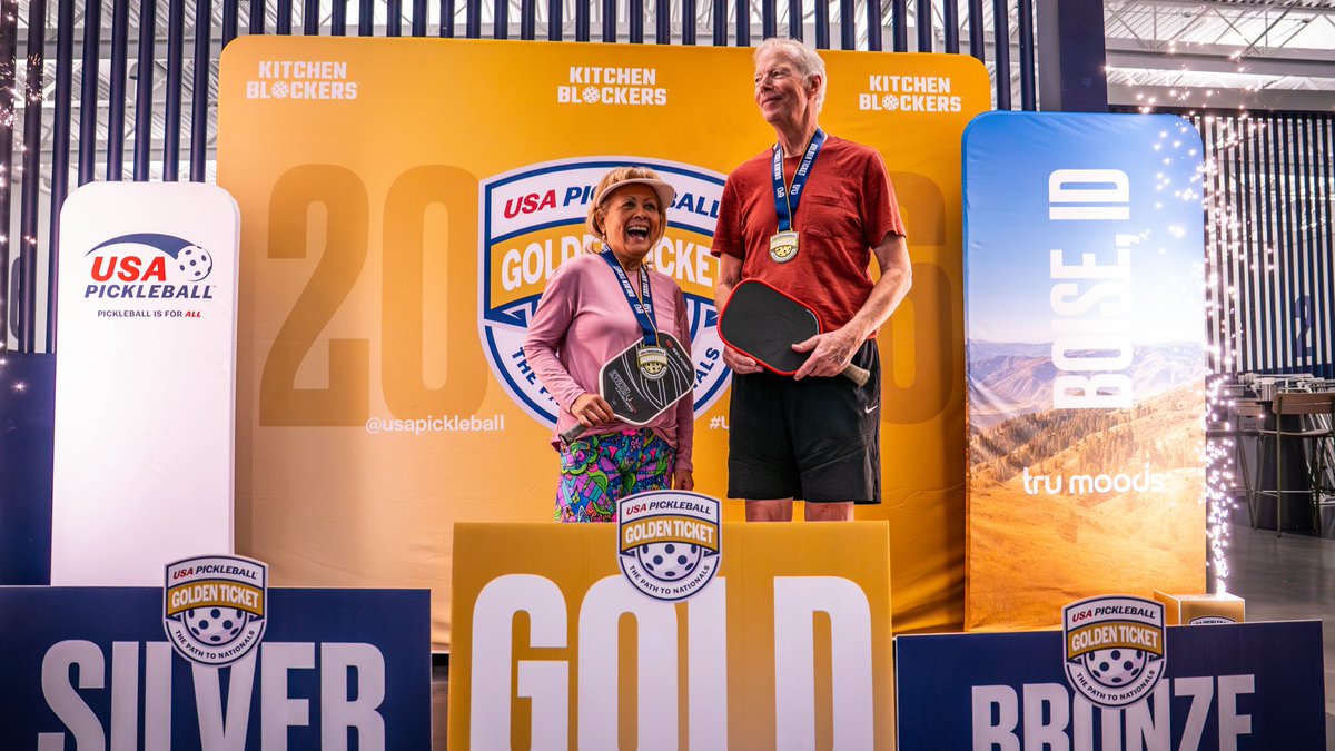 USAPickleball's tweet photo. Going for GOLD in Boise!🥇 https://t.co/Ew67G4XhFt