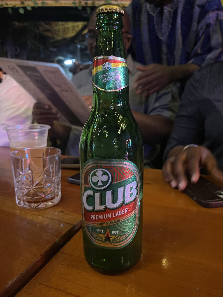 ガーナのビール、リベリアもクラブビールだったなぁ🤔