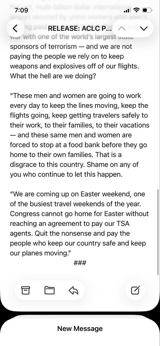 AlleghenyLabor's tweet photo. Congress cannot go home for Easter break without paying our TSA Agents. 

What the hell are we doing??? https://t.co/C53XrcKTSa