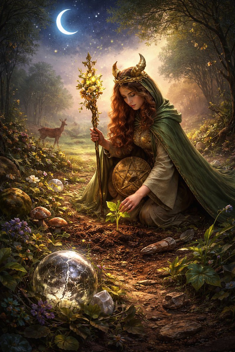 shatteredorb's tweet image. A Card For You, A Read From Me
Evening Reading - The Princess of Disks
Full write up on links in profile. 
Be Safe &amp;amp; Be Well.
Love ❤️🔮
#witch #tarot #thoth #shaman #blessedbe #evening #night #moon #reading #sobeit #Princess #Disks #Earth #SubtlePower #Grounded #change