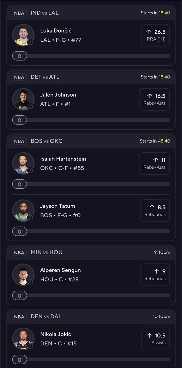 🚨 NBA Mar. 25th Slip 🚨

Last Minute I Know , But Don’t Want To Accidentally Gatekeep Like Yesterday 💯

#NBA #NBAX #PrizePicks #NBAPicks #GamblingX #PropBets #PlayerProps #DFS