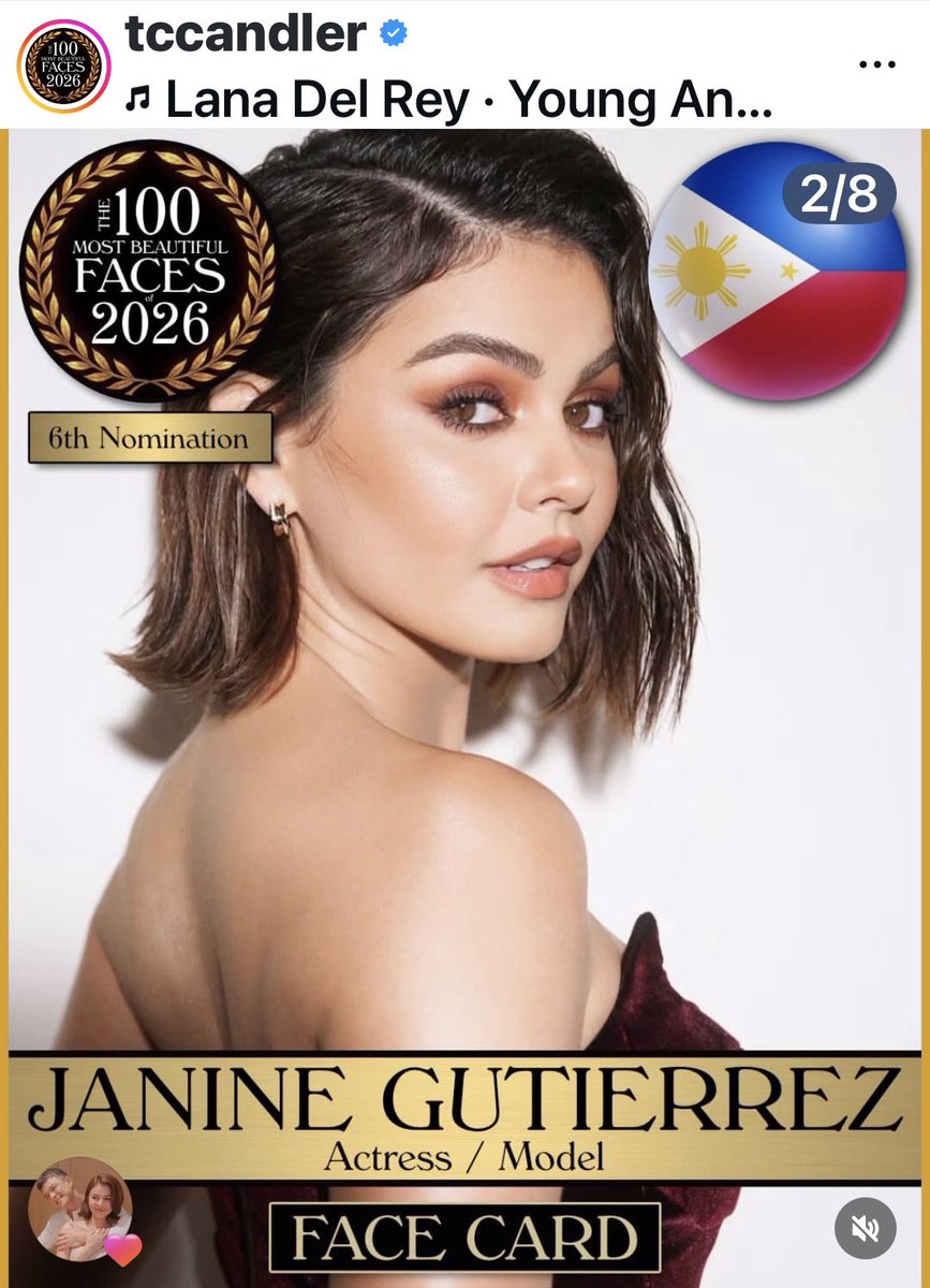 EsquirePh’s sexiest woman alive for 2026 <a href="/janinegutierrez/">Janine Gutierrez</a> has just been nominated to TCCandlers #100MostBeautifulFaces2026

#JanineGutierrez
Janine Gutierrez
