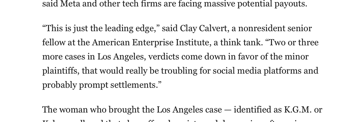 Clay Calvert tweet media