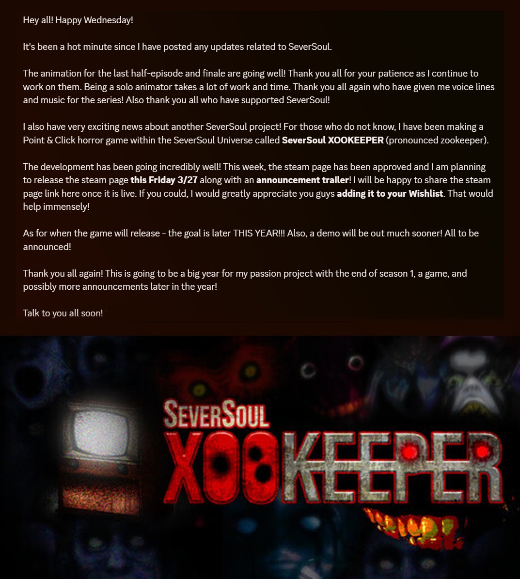 SeverSoul - The Animated Series tweet media