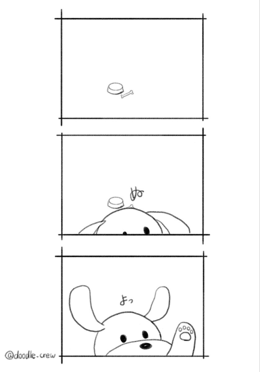 doodle_crew's tweet photo. 朝からペットカメラでアピールをするミミタレ
#ゆるイラスト
#犬
#ペットカメラ https://t.co/mFzcABE399