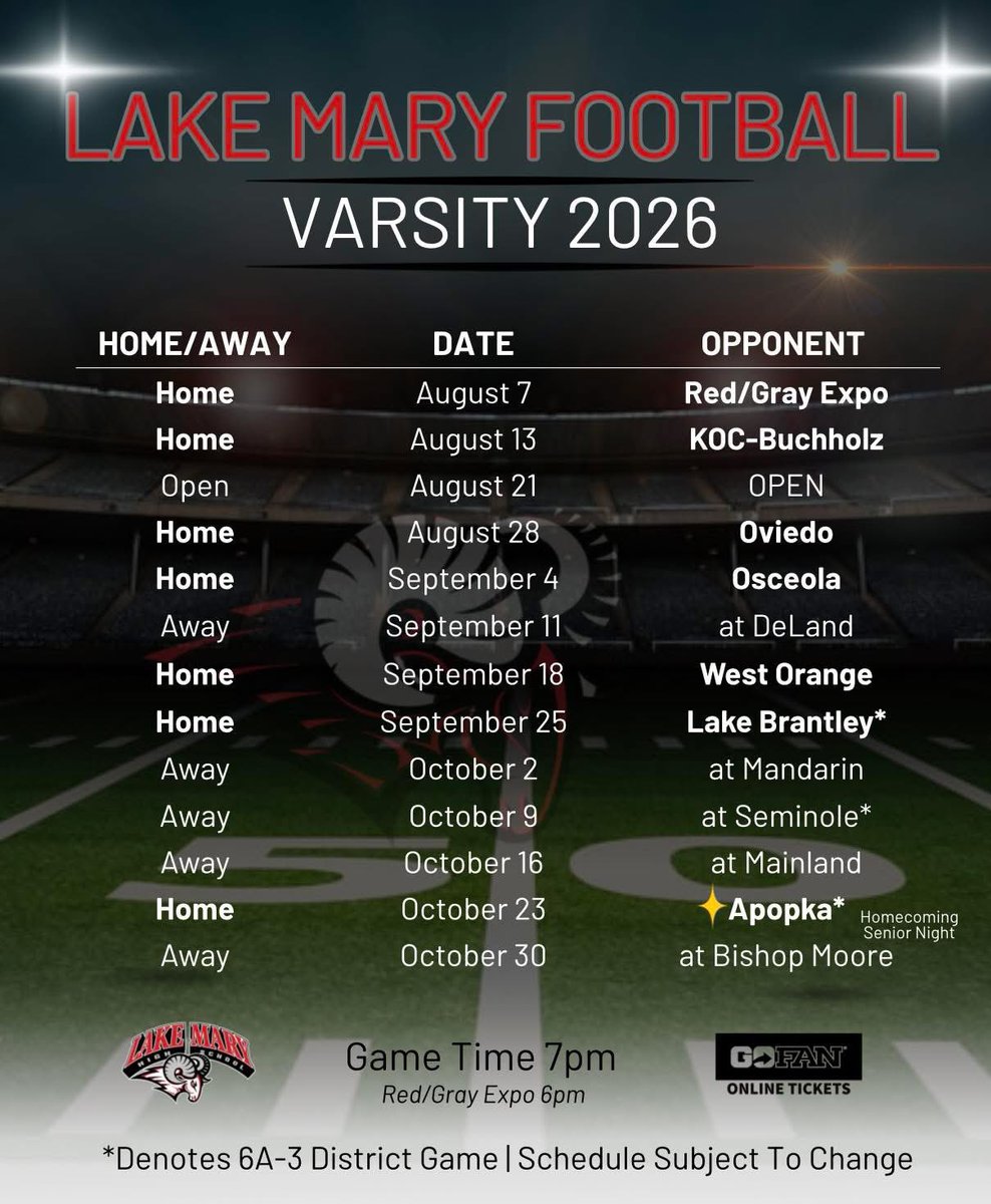 Lake Mary Football tweet media