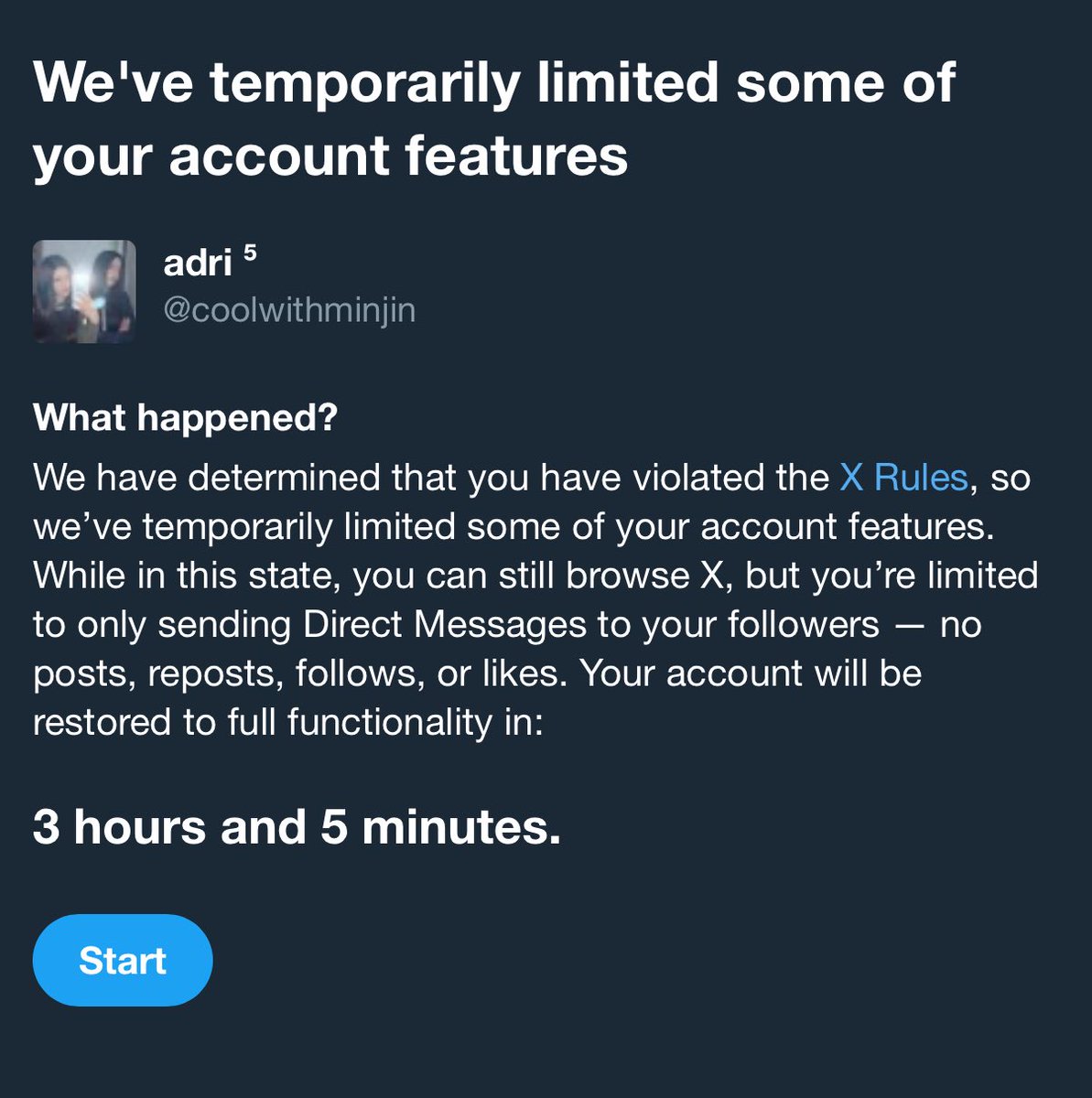 adri ⁵ tweet media