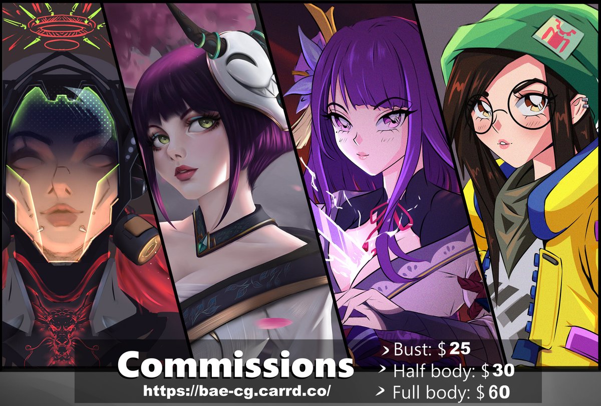 ✧ B A E ✧ - COMMISSIONS OPEN! tweet media